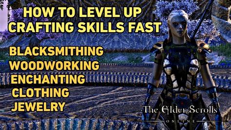 eso how to level blacksmithing.